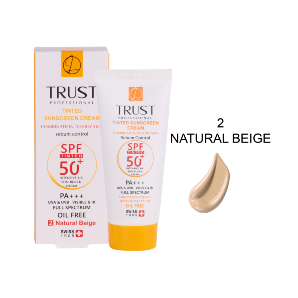 کرم ضد آفتاب رنگی و کنترل چربی بژ طبیعی (پوست مختلط تا چرب) 0